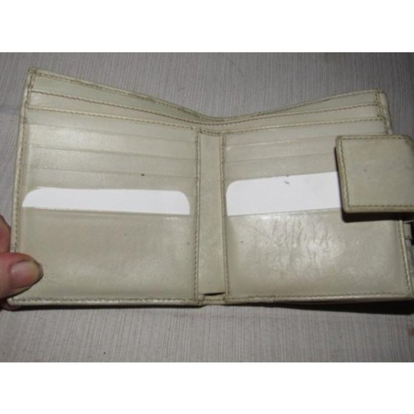 Gucci Guccissma Print Taupe Brown Large G Logo Leather Wallet - Picture 3 of 8